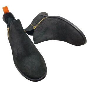 NEW*** Beautiisoles by Robyn Shreiber Alessandra‎ Suede Dual Zip Booties